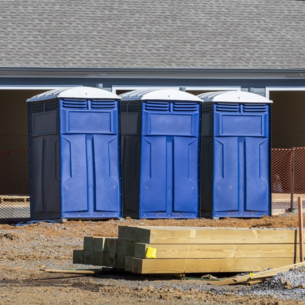 do you offer hand sanitizer dispensers inside the portable restrooms in Waynetown Indiana
